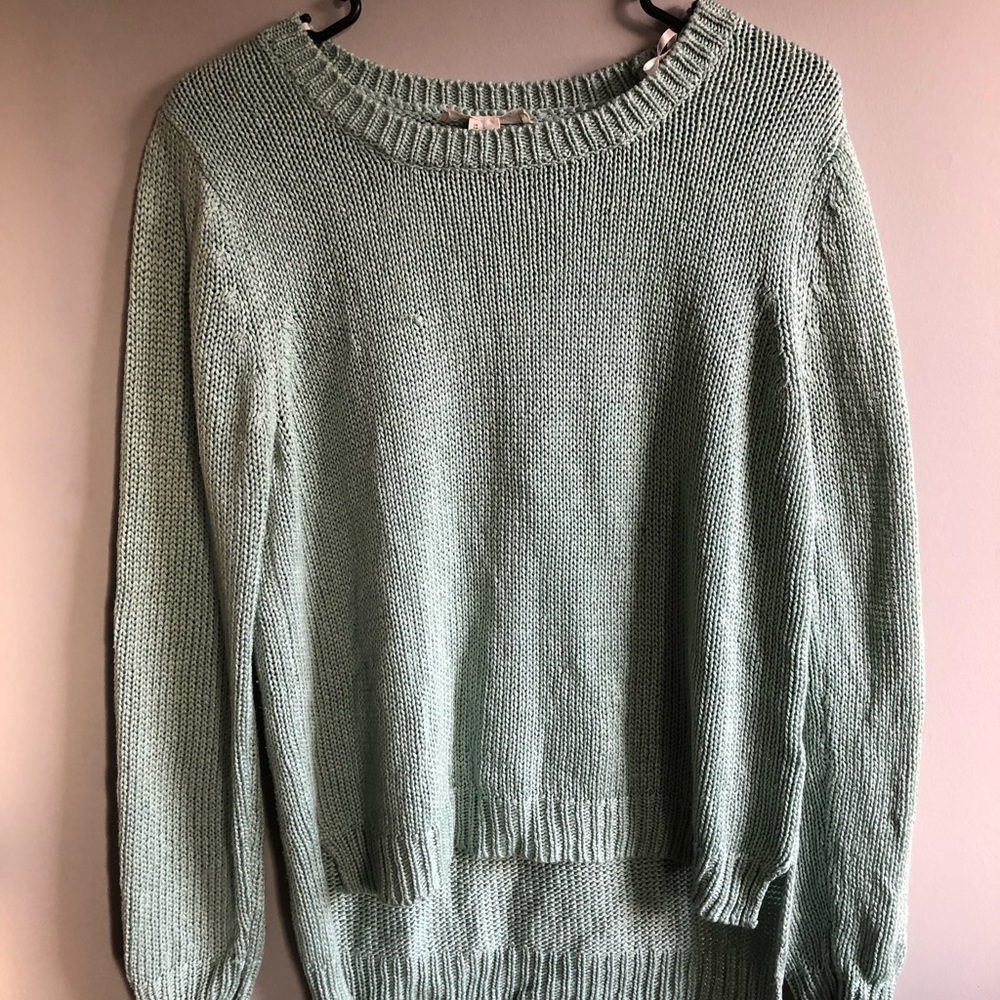 Turquoise sweater